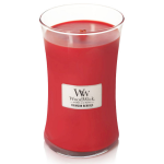 Woodwick - Large Hourglass Geurkaars - Crimson Berries - Tot 130 Branduren - Rood