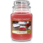 Yankee Candle - Letters To Santa Geurkaars - Large Jar - Tot 150 Branduren - Rood