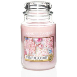 Yankee Candle - Snowflake Cookie Geurkaars - Large Jar - Tot 150 Branduren - Roze