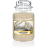 Yankee Candle - Warm Cashmere Geurkaars - Large Jar - Tot 150 Branduren - Beige