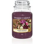 Yankee Candle - Moonlit Blossoms Geurkaars - Large Jar - Tot 150 Branduren - Paars