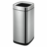 Eko Afvalbak Laguna 35 L Matzilverkleurig - Silver