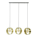Dimehouse Industriële Hanglamp Golden - Goud - 3-lichts