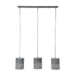 Dimehouse Industriële Hanglamp Eleanor - 3-lichts - Metaal Grijs