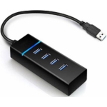 Ewent 4 Poorts Usb 3.0 hub (EW1133) - Zwart