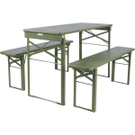 MaximaVida Berlijn 120 cm olijf inklapbare bierset - Groen