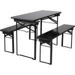 MaximaVida Berlijn 120 cm inklapbare bierset - Zwart