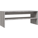 Vidaxl Salontafel 100x40x40 Cm Bewerkt Hout Sonoma Eikenkleurig - Grijs