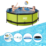 EXIT Toys Exit Zwembad Lime - Frame Pool ø244x76cm - Zwembad Deal - Groen