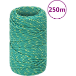 Vidaxl Boottouw 2 Mm 250 M Polypropyleen - Groen