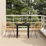 Vidaxl 3-delige Tuinset Poly Rattan - Bruin