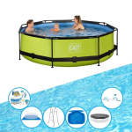 EXIT Toys Exit Zwembad Lime - Frame Pool ø300x76cm - Zwembadset - Groen