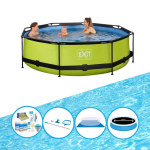 EXIT Toys Exit Zwembad Lime - Frame Pool ø300x76cm - Zwembad Deal - Groen