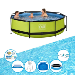 EXIT Toys Exit Zwembad Lime - Frame Pool ø300x76cm - Super Set - Groen