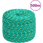 Vidaxl Boottouw 8 Mm 500 M Polypropyleen - Groen