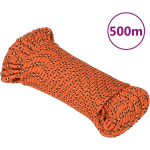 Vidaxl Boottouw 5 Mm 500 M Polypropyleen Oranje