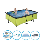 EXIT Toys Exit Zwembad Lime - Frame Pool 220x150x60 Cm - Zwembadpakket - Groen