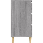 Vidaxl Dressoir 60x30x75 Cm Bewerkt Hout Sonoma Eikenkleurig - Gris