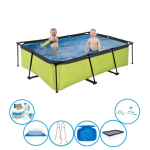 EXIT Toys Exit Zwembad Lime - Frame Pool 220x150x60 Cm - Zwembadset - Groen