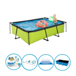EXIT Toys Exit Zwembad Lime - Frame Pool 300x200x65 Cm - Zwembad Deal - Groen