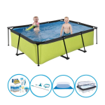 EXIT Toys Exit Zwembad Lime - 220x150x60 Cm - Frame Pool - Zwembadpakket - Groen