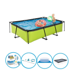 EXIT Toys Exit Zwembad Lime - Frame Pool 300x200x65 Cm - Zwembadpakket - Groen