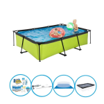 EXIT Toys Exit Zwembad Lime - Frame Pool 300x200x65 Cm - Complete Zwembadset - Groen