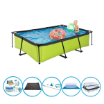 EXIT Toys Exit Zwembad Lime - 300x200x65 Cm - Frame Pool - Inclusief Accessoires - Groen