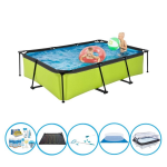 EXIT Toys Exit Zwembad Lime - 300x200x65 Cm - Frame Pool - Inclusief Bijbehorende Accessoires - Groen