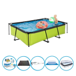 EXIT Toys Exit Zwembad Lime - 300x200x65 Cm - Frame Pool - Met Accessoires - Groen