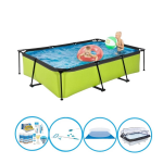 EXIT Toys Exit Zwembad Lime - 300x200x65 Cm - Frame Pool - Compleet Zwembadpakket - Groen