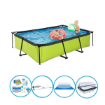 EXIT Toys Exit Zwembad Lime - 300x200x65 Cm - Frame Pool - Complete Zwembadset - Groen