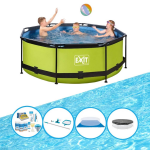 EXIT Toys Exit Zwembad Lime - Frame Pool ø244x76cm - Zwembadpakket - Groen