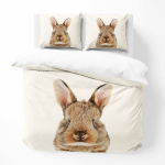 DLC Cute Bunny Dekbedovertrek Lits-jumeaux (240 x 200/220 cm + 2 kussenslopen) Dekbedovertrek - Roze