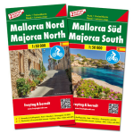 F&B Mallorca Noord en Zuid, set 2 kaarten