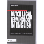 Dutch Legal Terminology in English