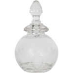 Clayre & Eef Parfum Flesje Ø 7*13 Cm Transparant Glas Rond Decoratie