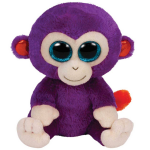 ty Beanie Boo&apos;s Knuffel Aap Grapes - 15 Cm - Paars