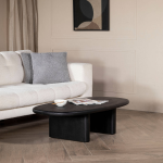 Giga Meubel Salontafel Gin Ovaal 130cm - Zwart