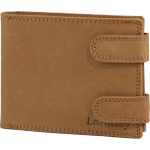 Landley Leren Heren Portemonnee Met Clips - Rfid - Hunter Leer - Cognac - Bruin