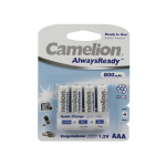 Huismerk Nimh Aaa 1.2v-800mah (4/kaart) &apos;Alwaysready&apos;