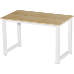 Bureau Tafel - Keukentafel - 110 Cm Breed - Bruin Wit