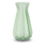 Bloemenvaas - Mint/transparant Glas - H18 X D11.5 Cm - Vazen - Groen