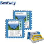 Bestway - Voordeelverpakking - Zwembad Tegels - 50 Cm X 50 Cm - 4m² - 16 Tegels & Ways Scrubborstel