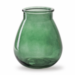 Bloemenvaas Druppel Vorm Type - Mistic/transparant Glas - H17 X D14 Cm - Vazen - Groen