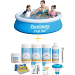 Bestway Zwembad - Fast Set - 183 X 51 Cm - Inclusief Onderhoudspakket Small Deluxe - Blauw