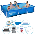 Bestway Zwembad Set - Steel Pro Rechthoekig 300x201x66 Cm - Blauw