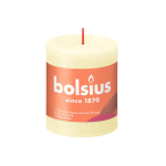 Bolsius Rustiek Stompkaars Shine 80/68 Butter Yellow - Geel