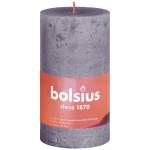 Bolsius Rustiek Shine Stompkaars 100/50 Frosted Lavender - Paars