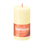 Bolsius Rustiek Stompkaars Shine 130/68 Butter Yellow - Geel